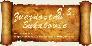 Zvezdoslav Šukalović vizit kartica